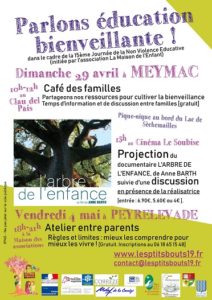 Parlons éducation bienveillante @ Peyrelevade