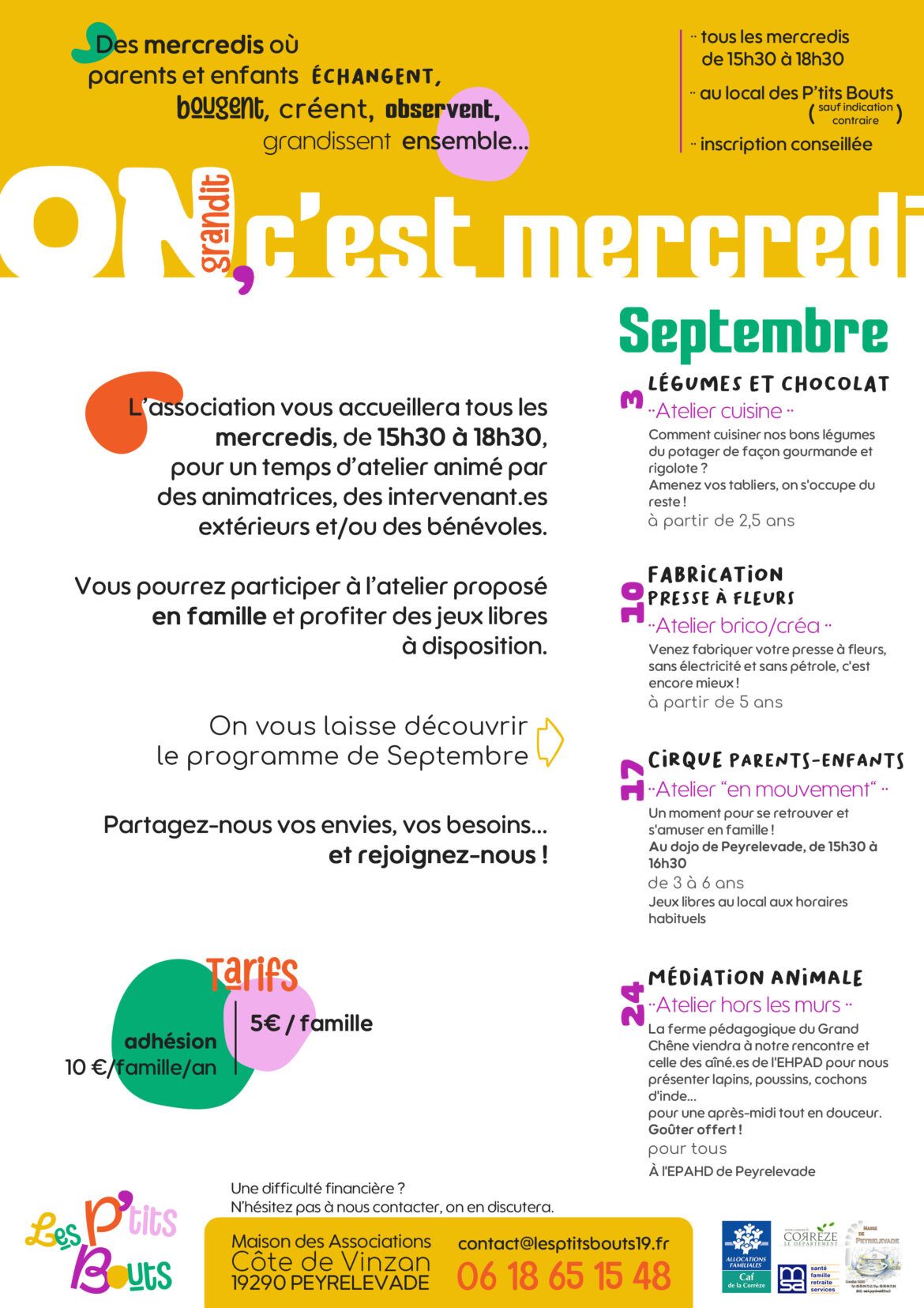 On grandit, c’est mercredi !