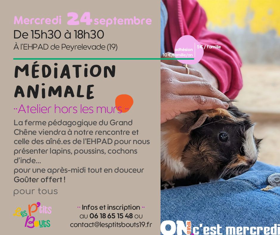 On grandit c'est mercredi atelier hors les murs septembre 2025 Les P'tits Bouts